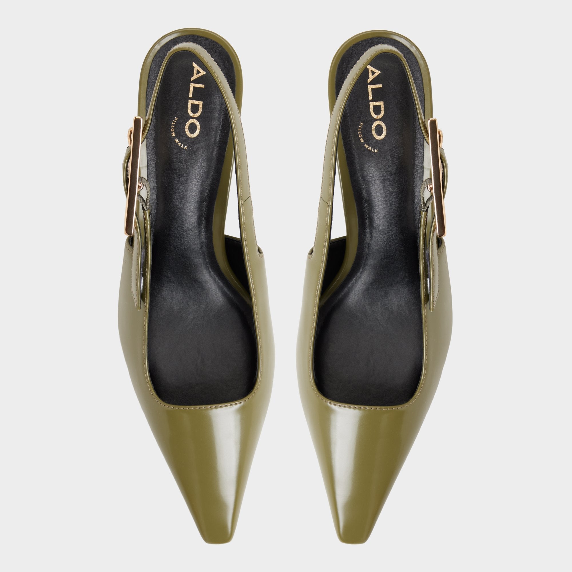Aldo | Nealie in Khaki 14139074 - Slingback heel, Kitten heel