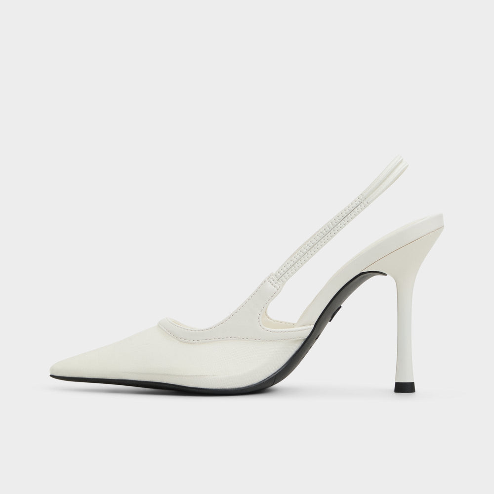 Aldo | Evania White Women's Slingbacks - Slingback heel