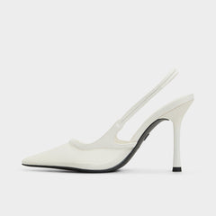 Aldo | Evania White Women's Slingbacks - Slingback heel