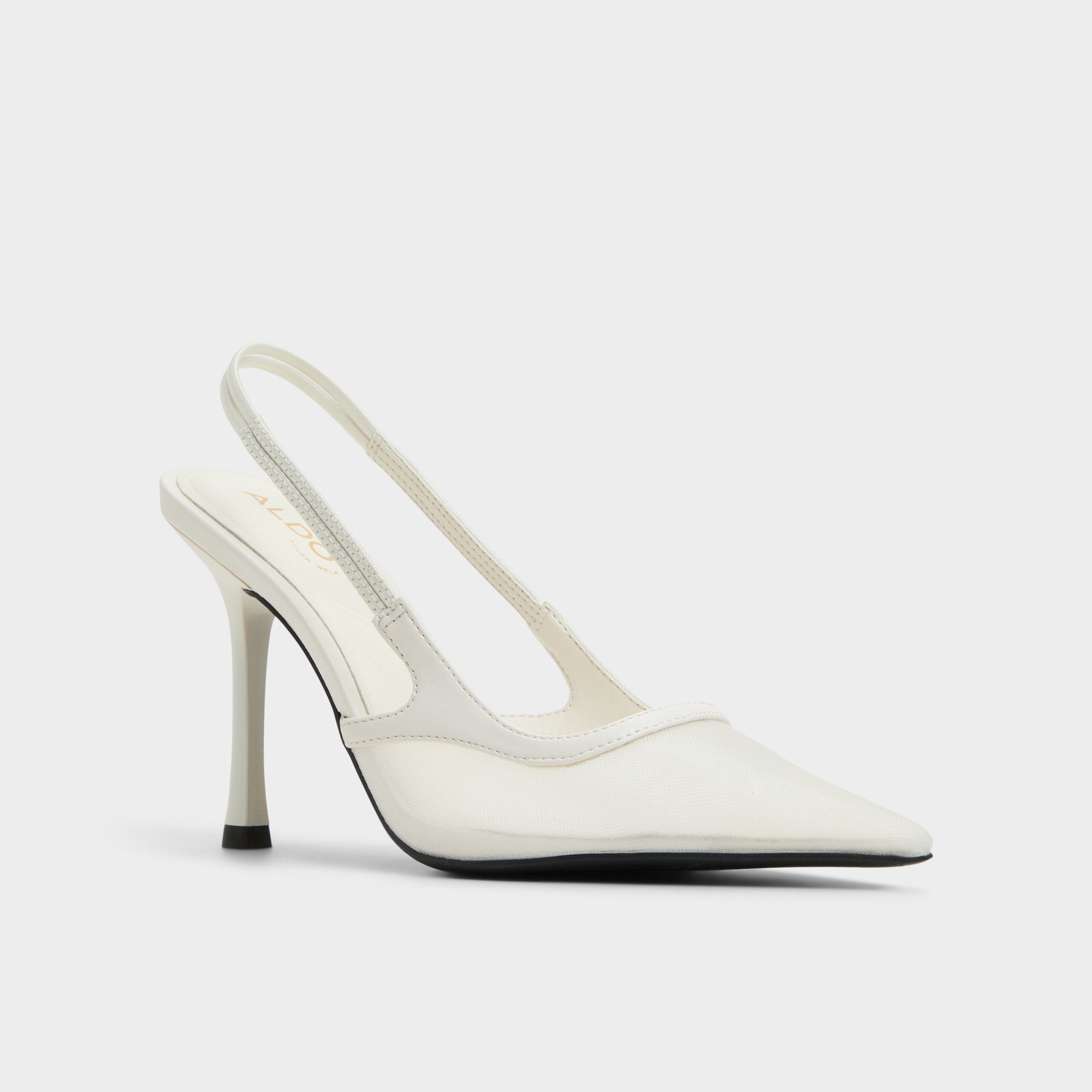Aldo | Evania White Women's Slingbacks - Slingback heel