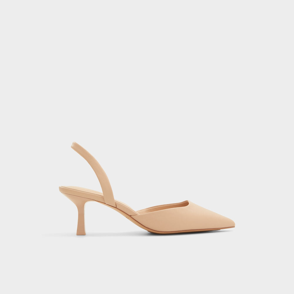 Aldo | Gavedessi Other Beige Women's Slingbacks - Slingback heel, Kitten heel