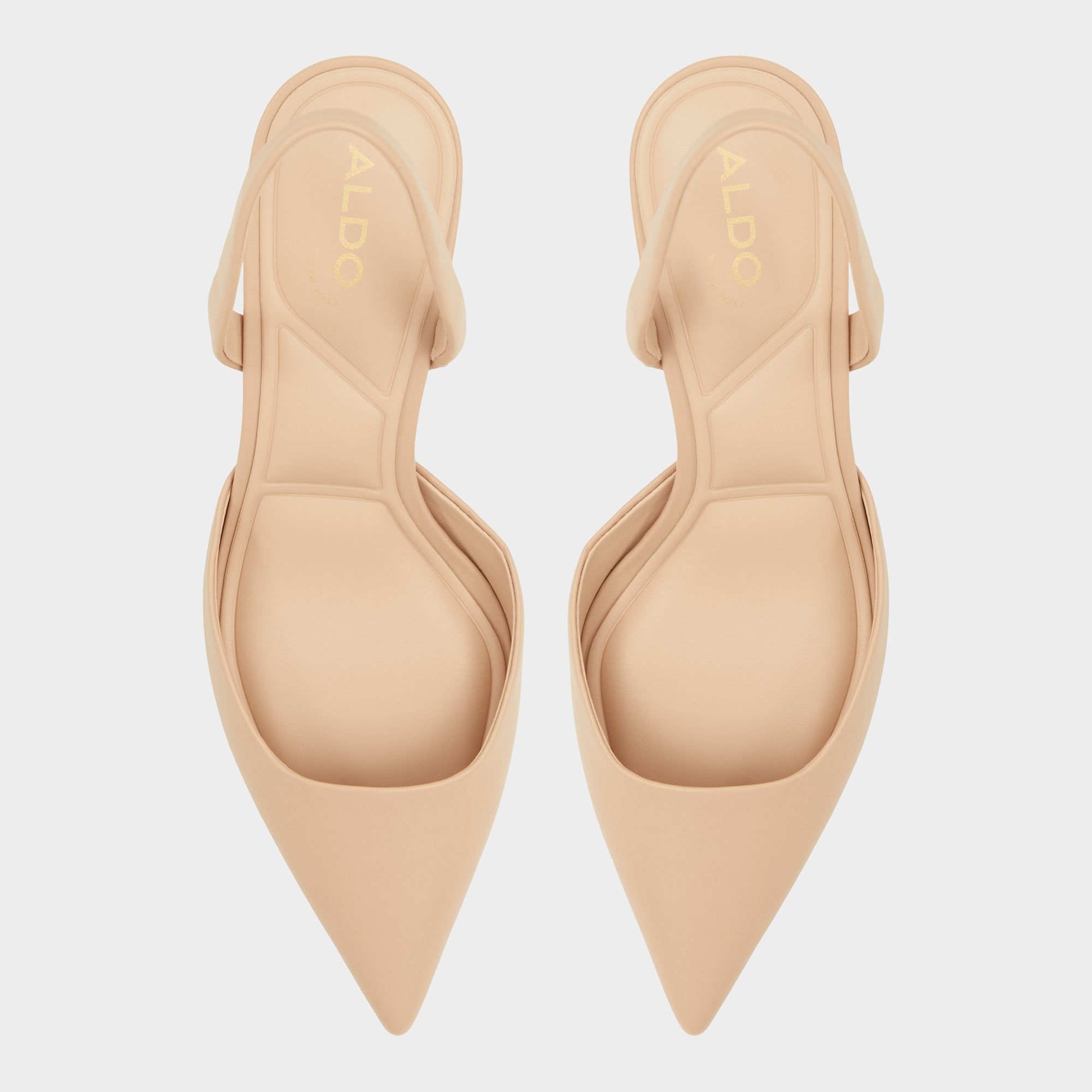 Aldo | Gavedessi Other Beige Women's Slingbacks - Slingback heel, Kitten heel