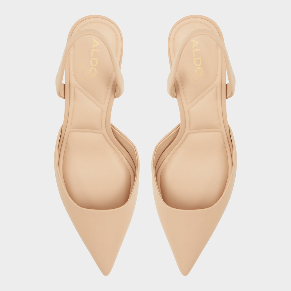 Aldo | Gavedessi Other Beige Women's Slingbacks - Slingback heel, Kitten heel