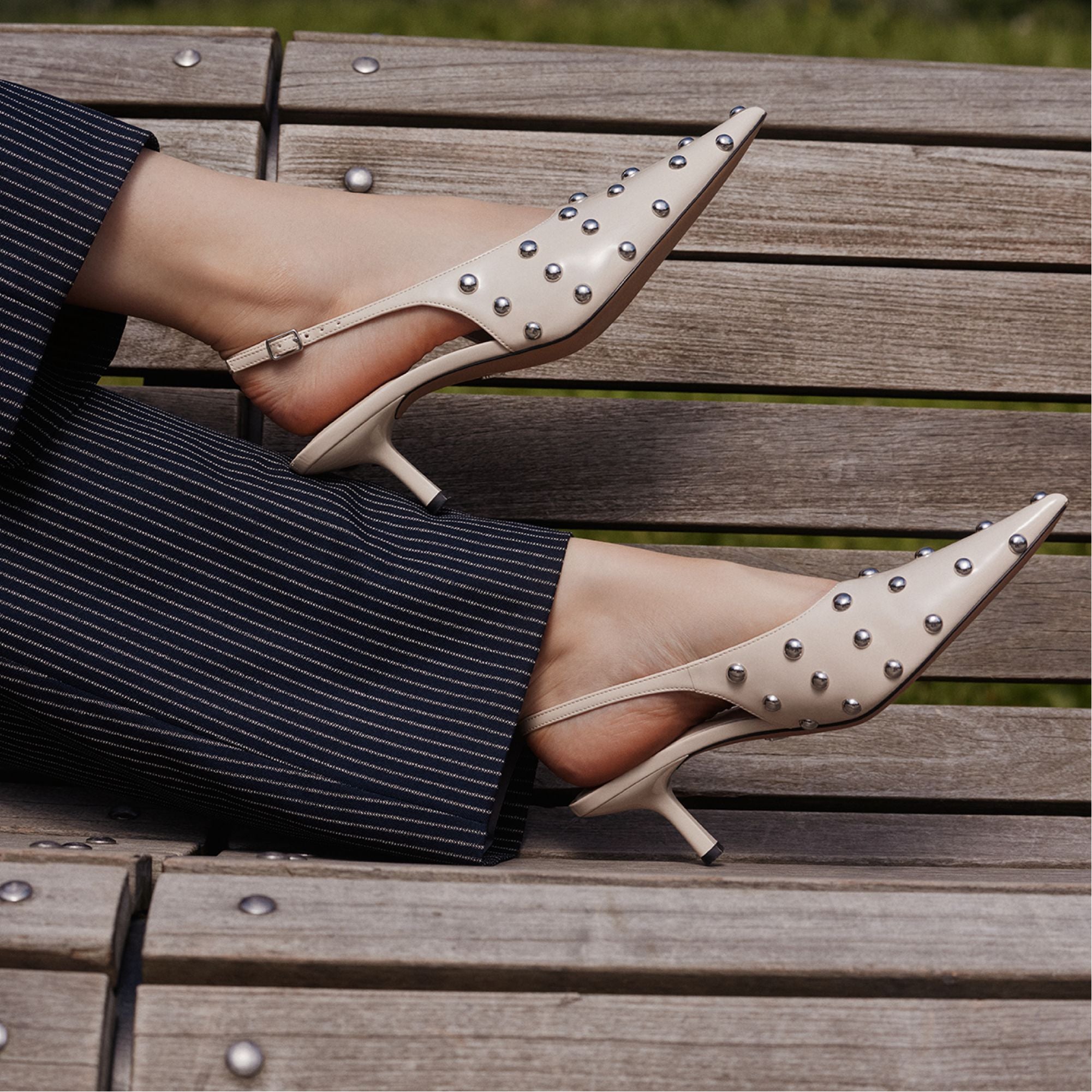 Aldo | Naiarah in Cream 14118390 - Slingback heel, Stiletto heel