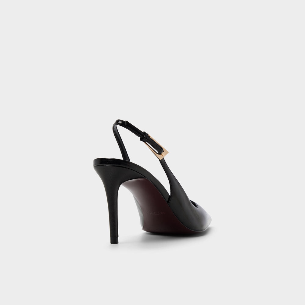 Aldo | Syliaa in Open Black - Slingback heel