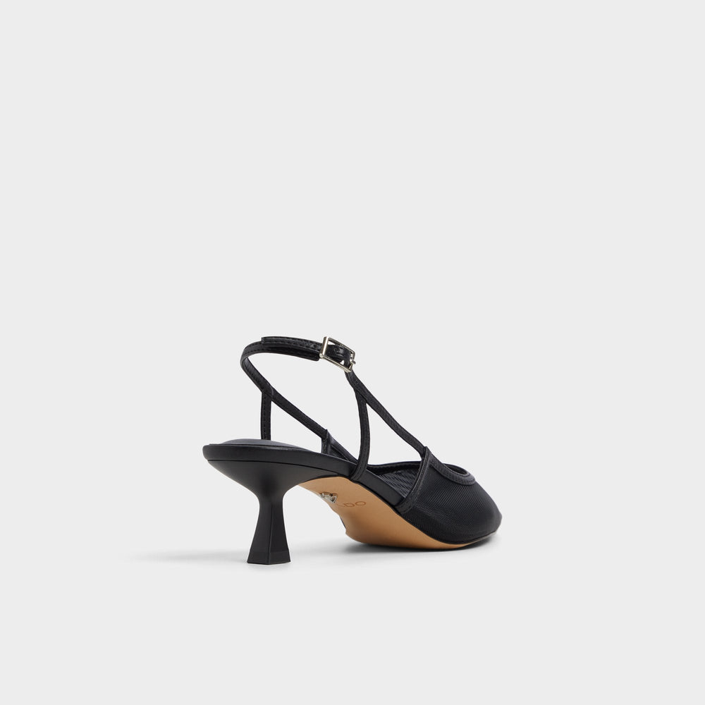 Aldo | Maxina Black Women's Kitten heels - Slingback heel, Kitten heel