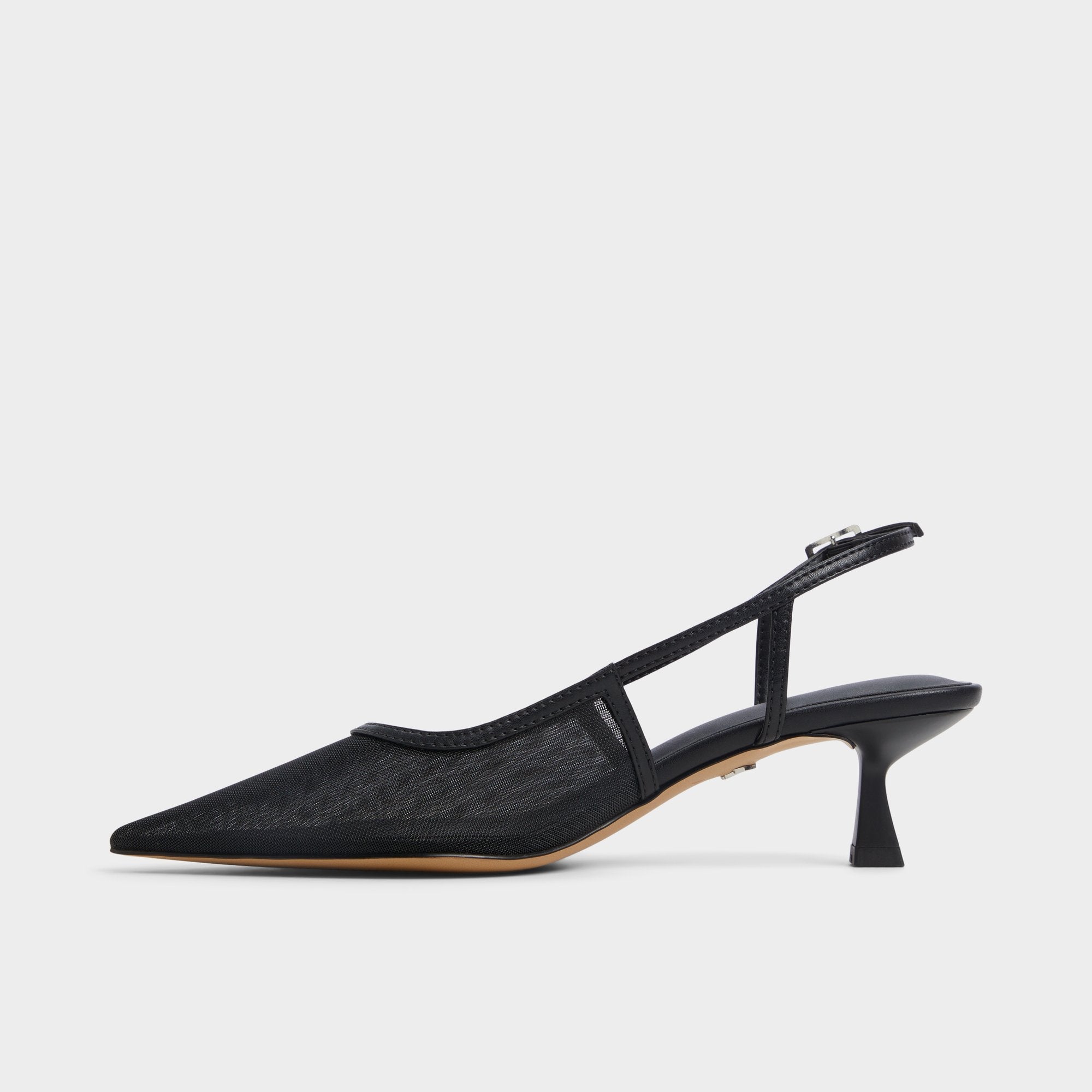Aldo | Maxina Black Women's Kitten heels - Slingback heel, Kitten heel