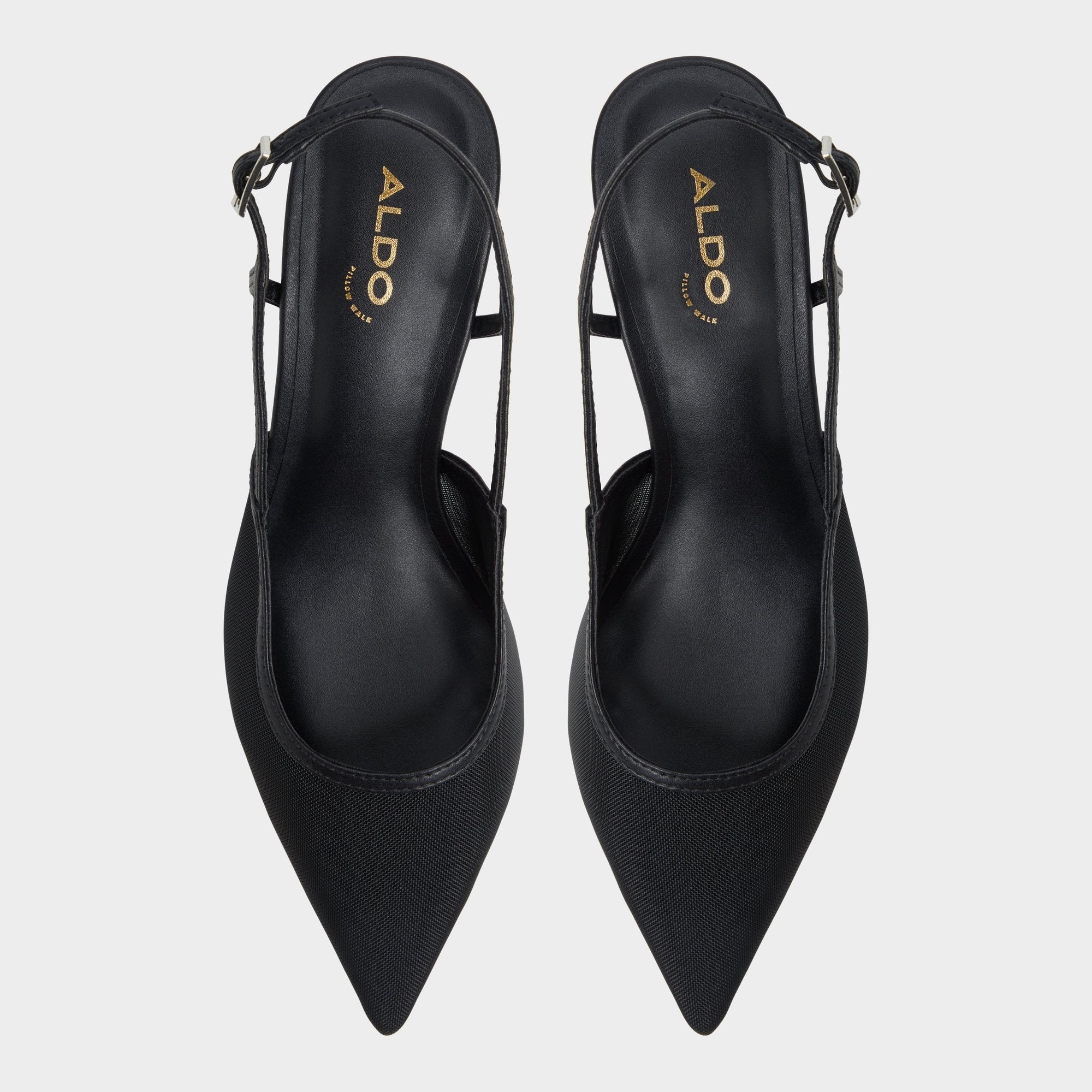 Aldo | Maxina Black Women's Kitten heels - Slingback heel, Kitten heel