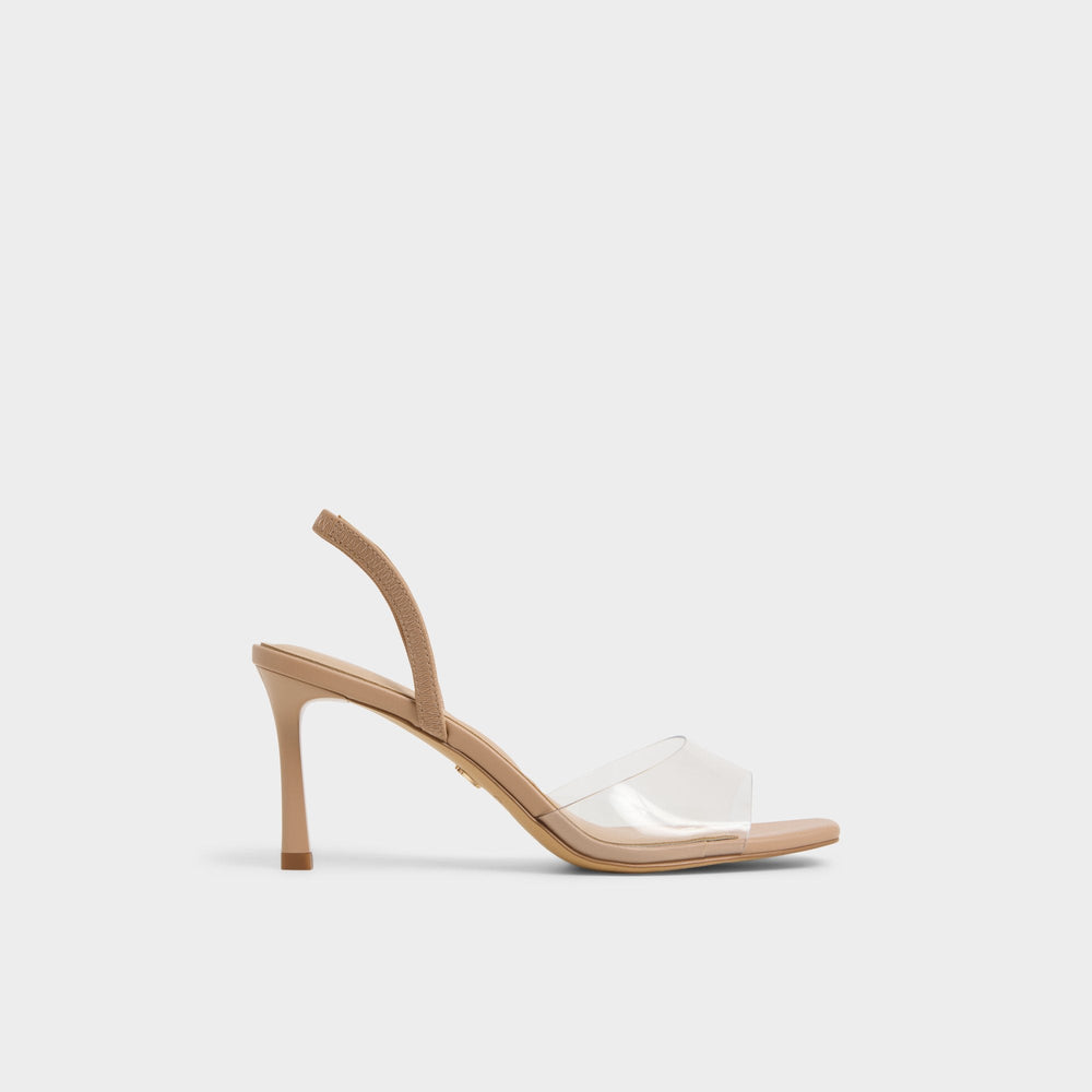 Aldo | Andyana Beige Women's Strappy sandals - Slingback heeled sandal, Stiletto heel