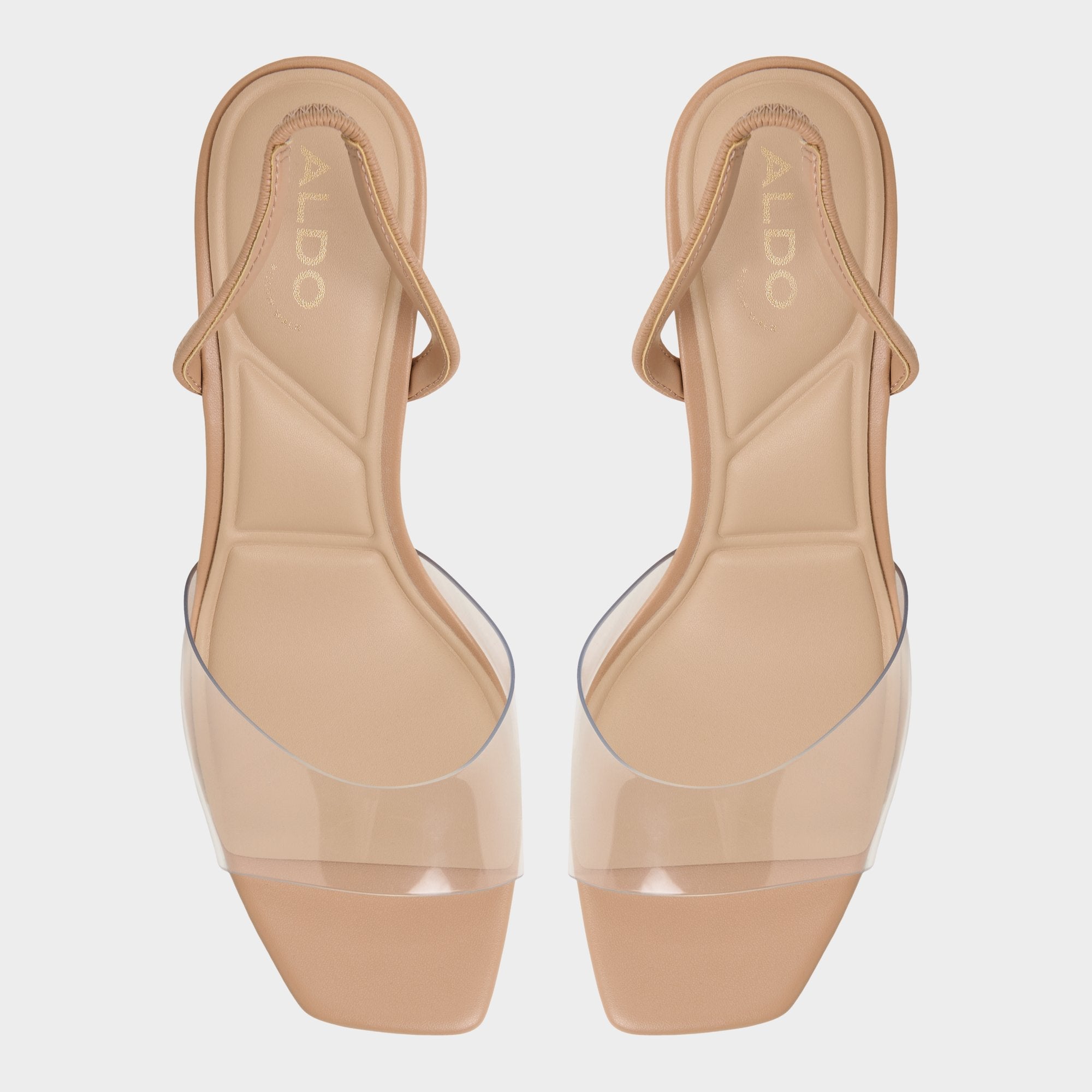 Aldo | Andyana Beige Women's Strappy sandals - Slingback heeled sandal, Stiletto heel