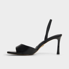 Aldo | Andya Black Women's Strappy sandals - Slingback heeled sandal, Stiletto heel