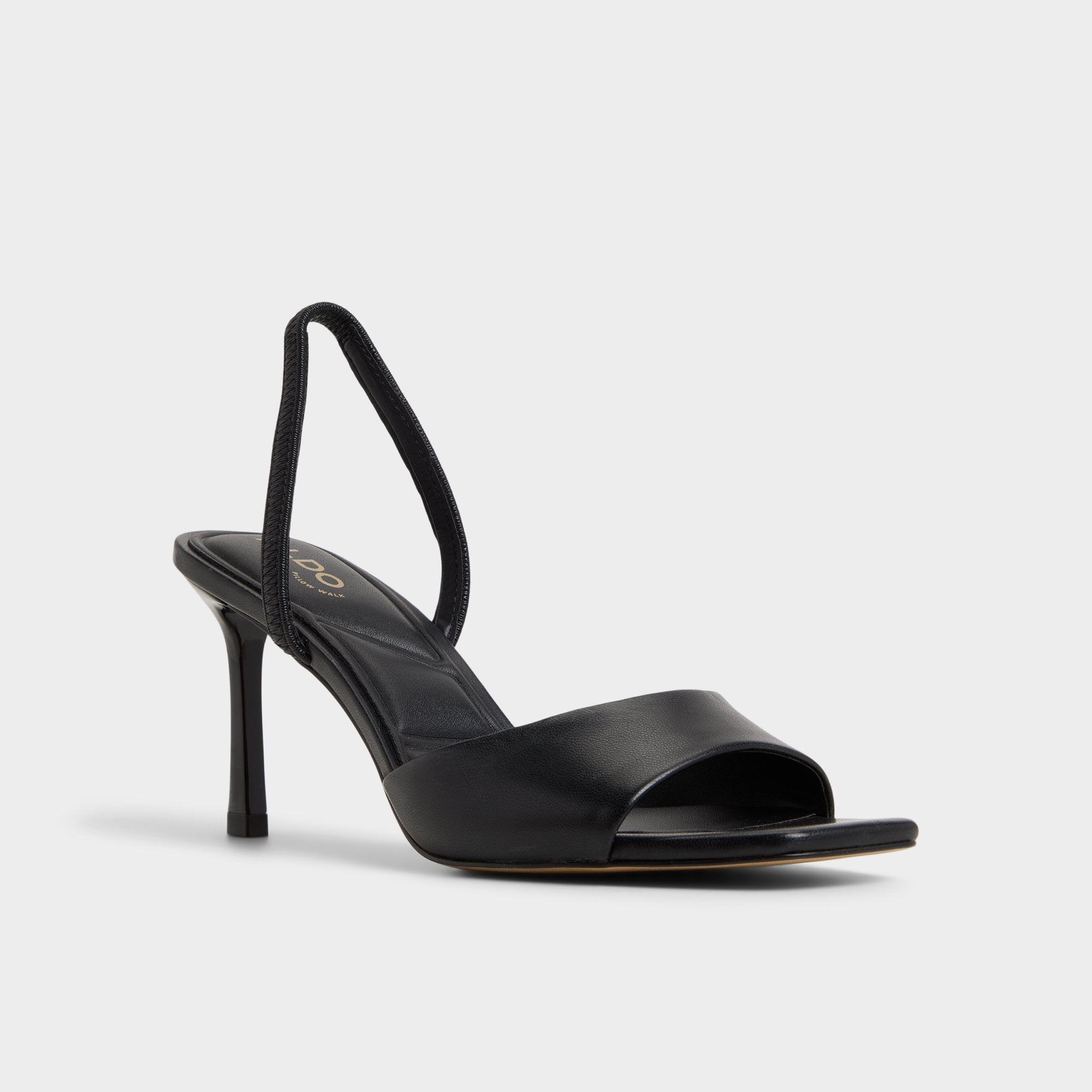 Aldo | Andya Black Women's Strappy sandals - Slingback heeled sandal, Stiletto heel