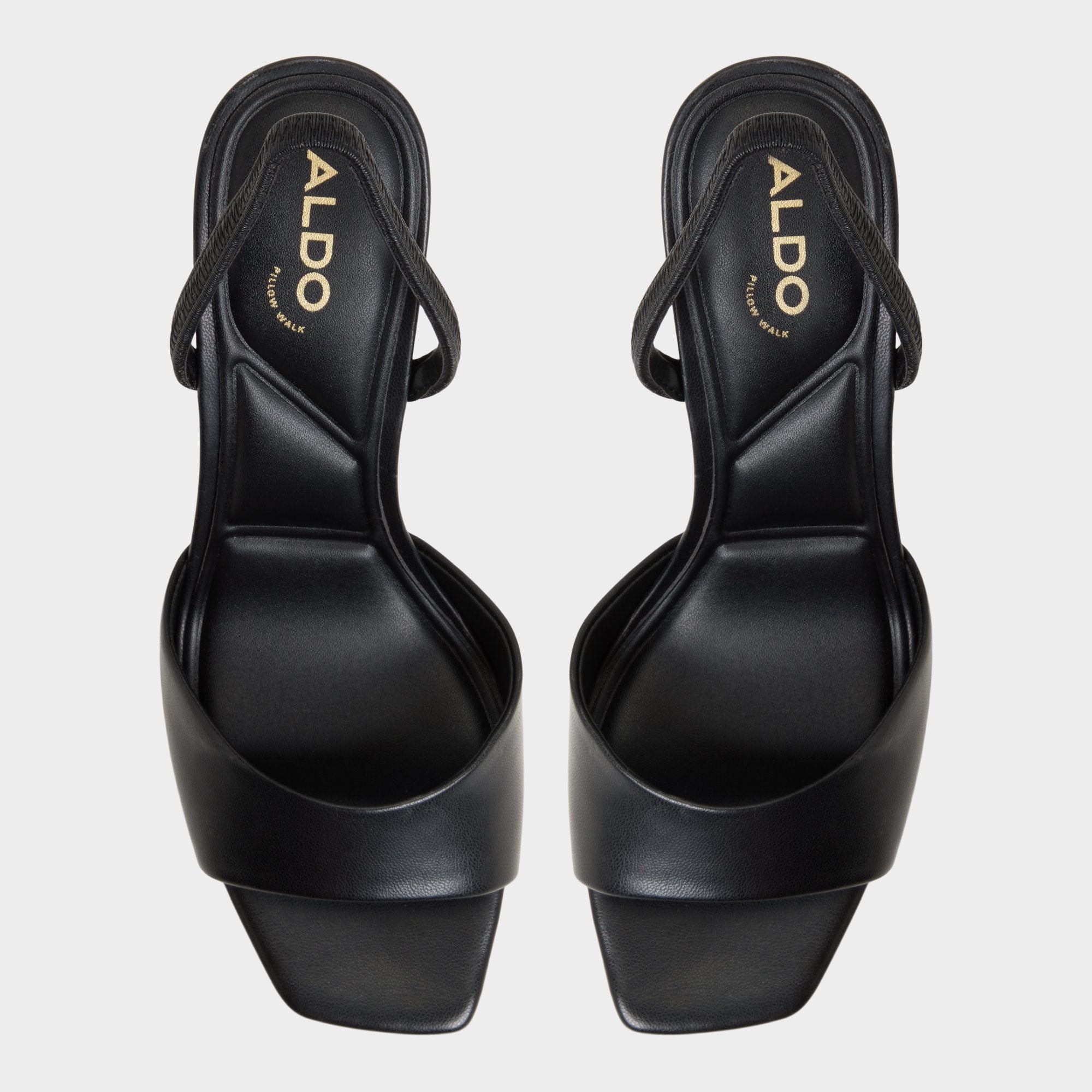Aldo | Andya Black Women's Strappy sandals - Slingback heeled sandal, Stiletto heel