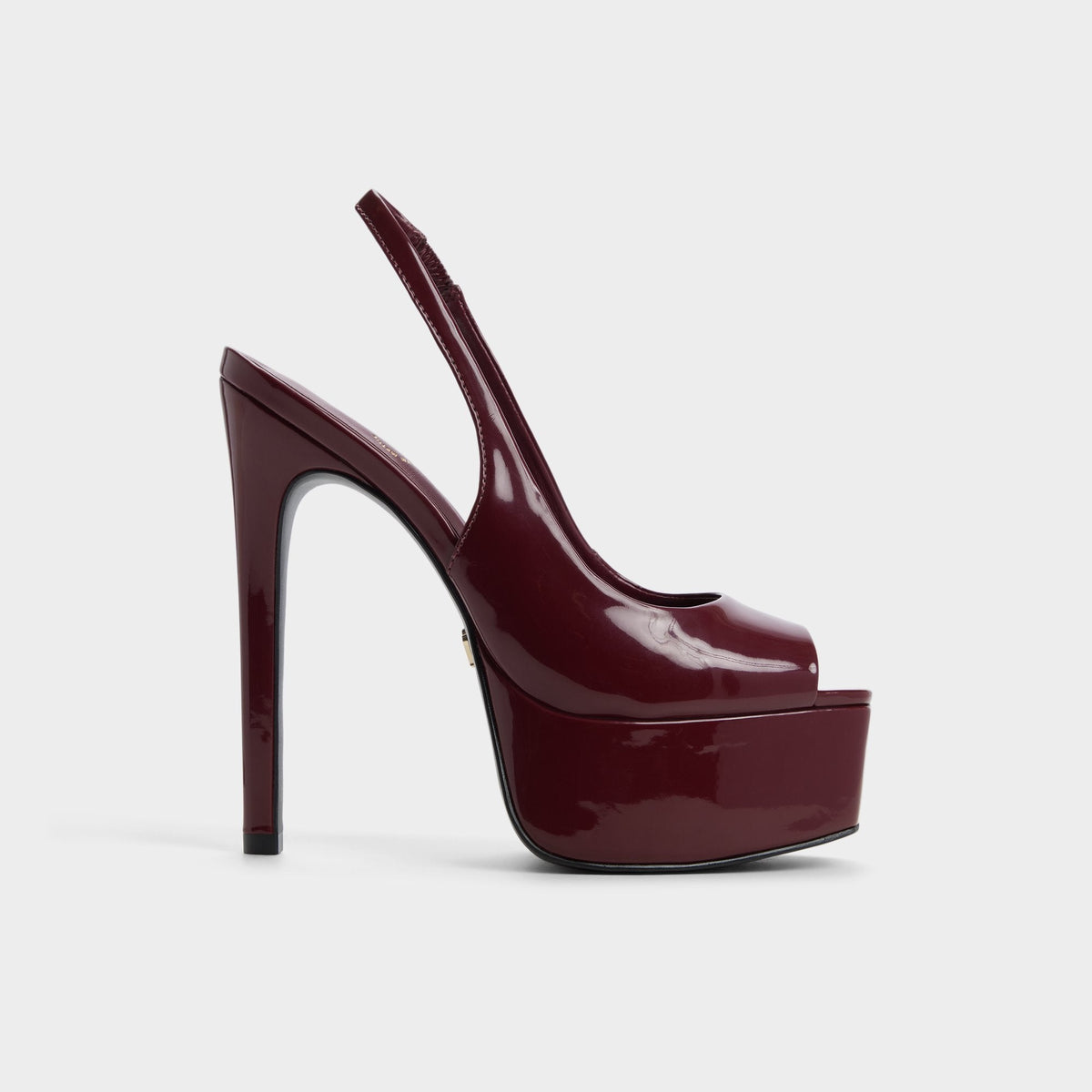 Aldo | Thanlinie in Dark Red - Slingback heeled sandal, Platform