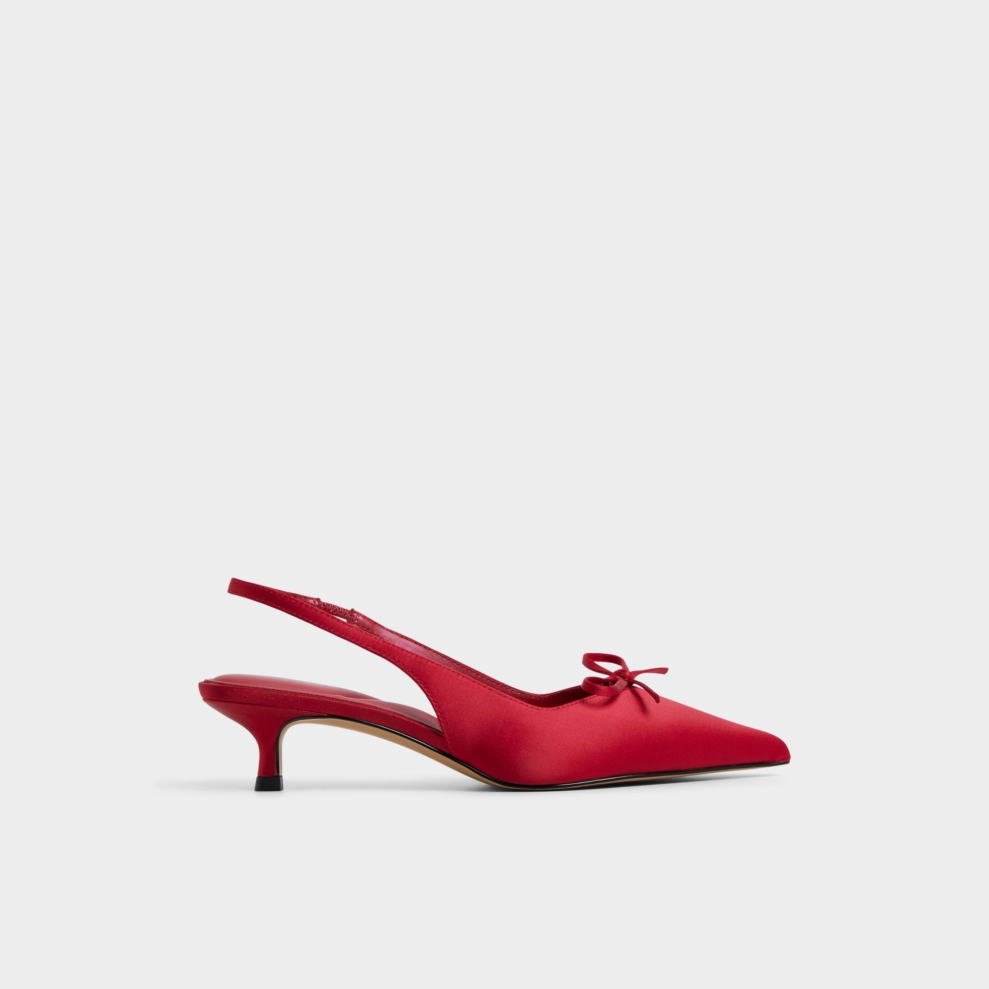 Aldo | Azizza in Dark Red - Slingback heel, Kitten heel