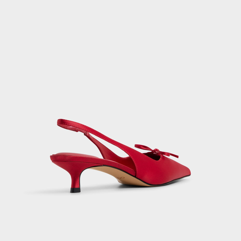 Aldo | Azizza in Dark Red - Slingback heel, Kitten heel