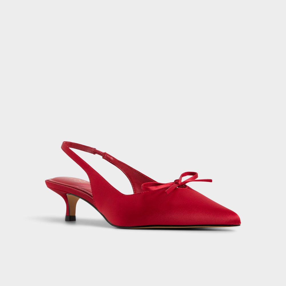 Aldo | Azizza in Dark Red - Slingback heel, Kitten heel