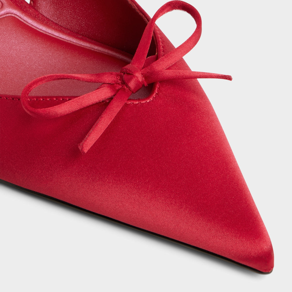 Aldo | Azizza in Dark Red - Slingback heel, Kitten heel