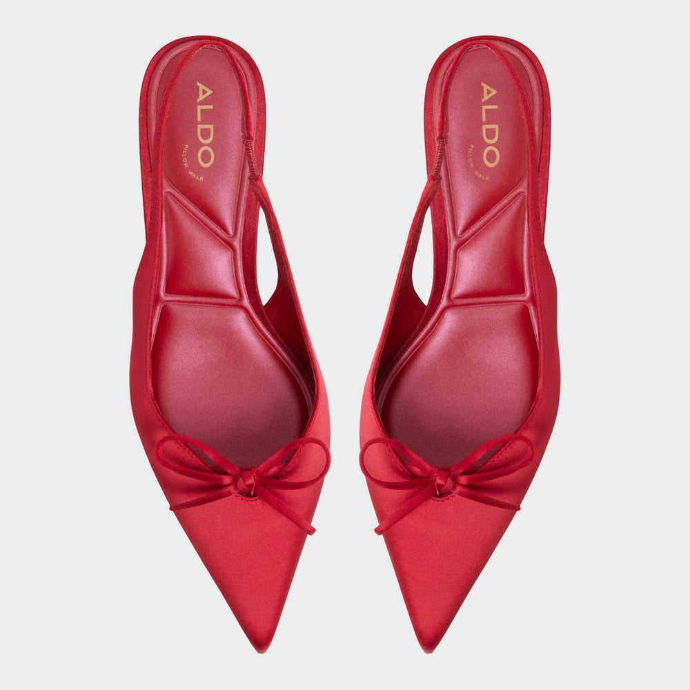 Aldo | Azizza in Dark Red - Slingback heel, Kitten heel