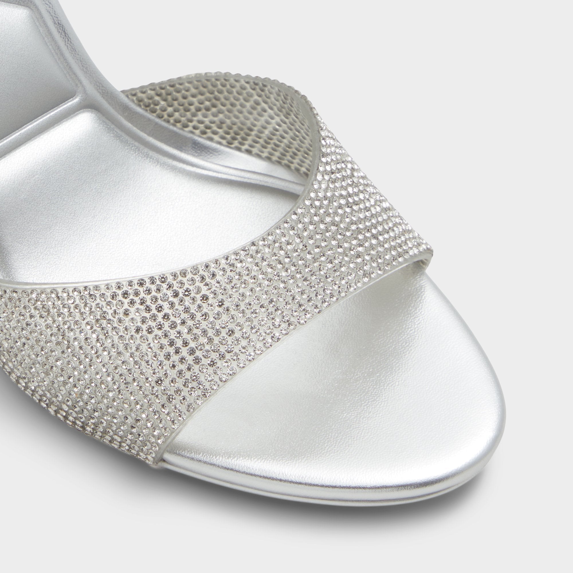 Aldo | Aitana Silver Women's Heeled sandals - Slingback heeled sandal, Stiletto heel