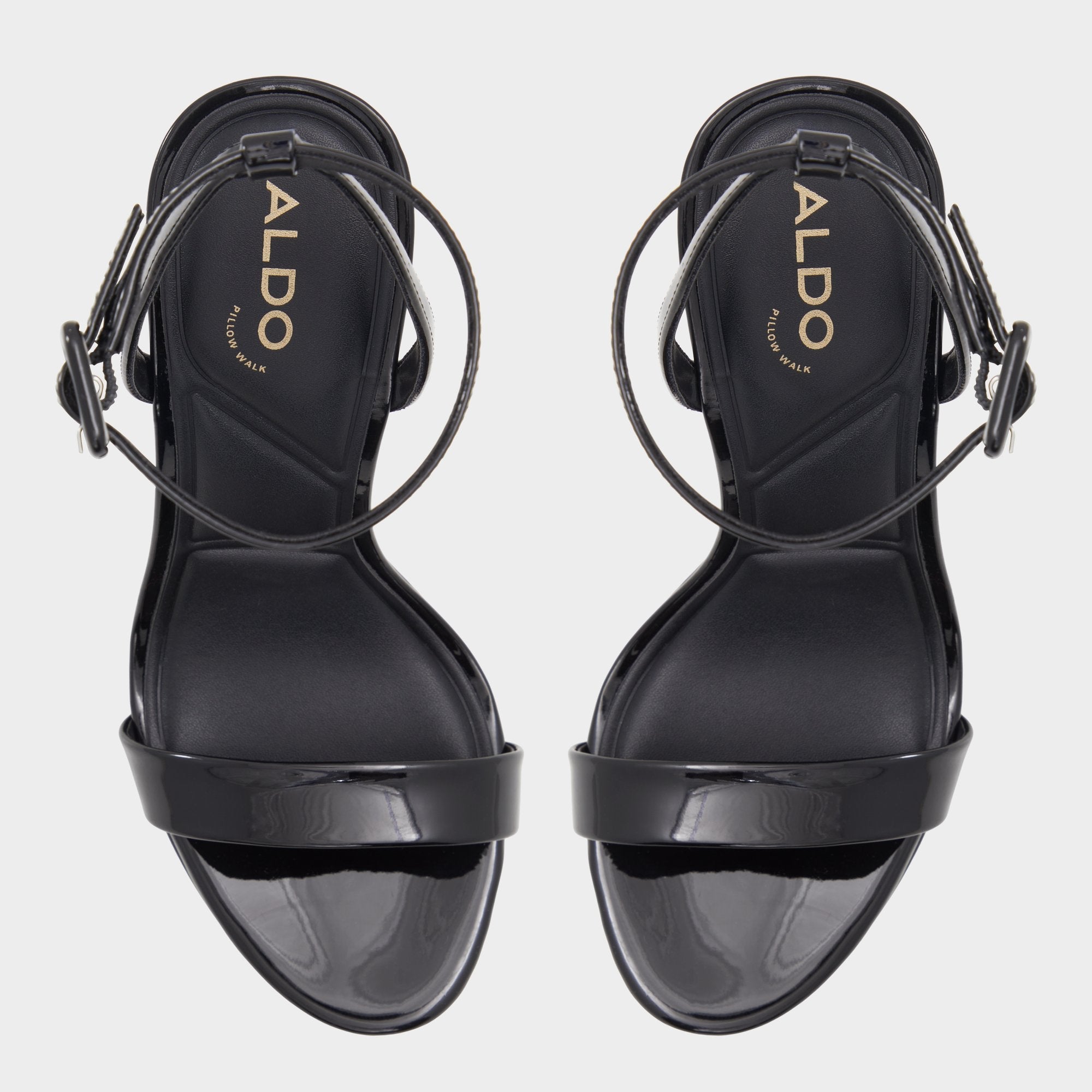 Aldo | Katelina Black Women's Heeled sandals - Strappy heeled sandal, Stiletto platform