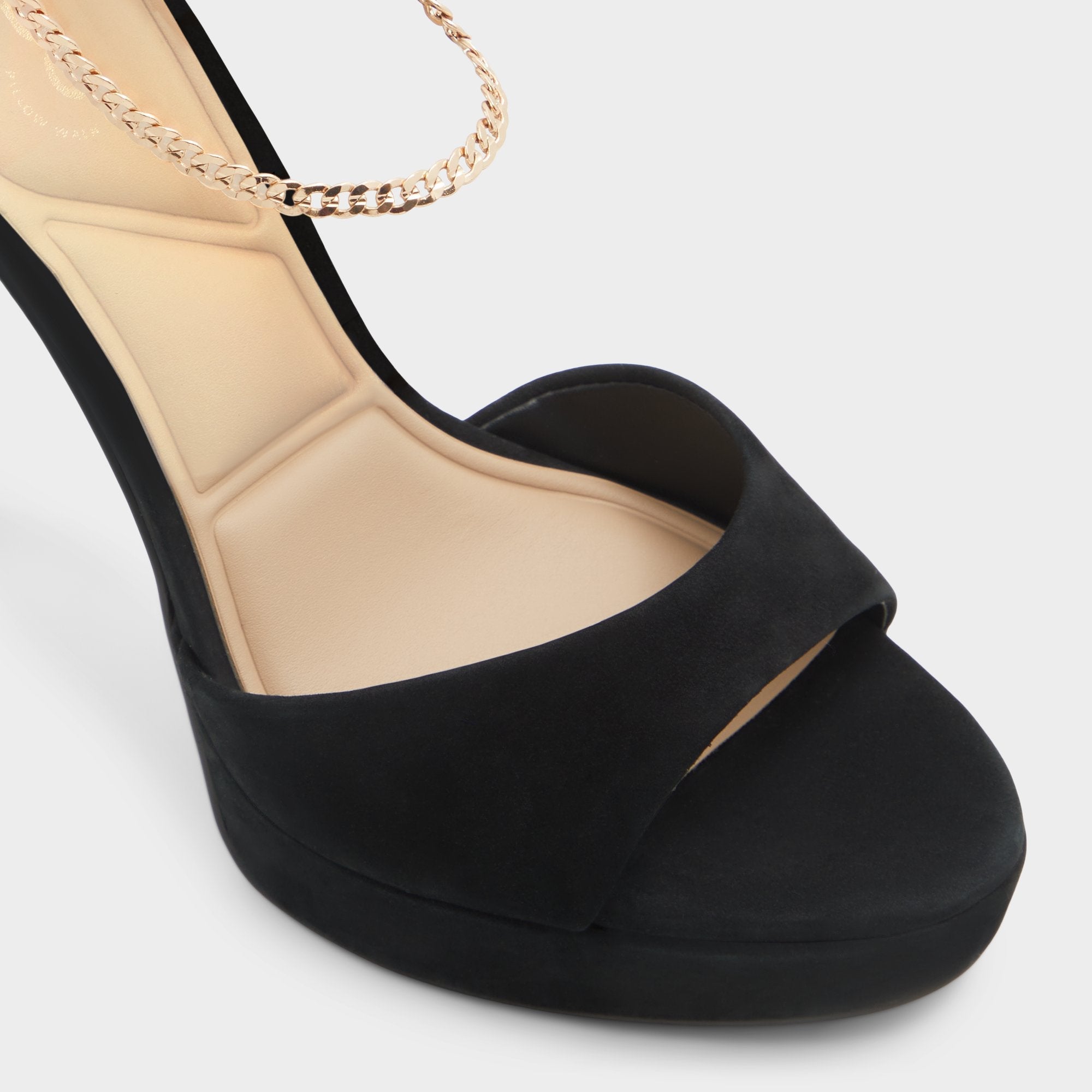 Aldo | Afumeth Black Overflow Women's Platform sandals - Strappy heeled sandal, Stiletto platform