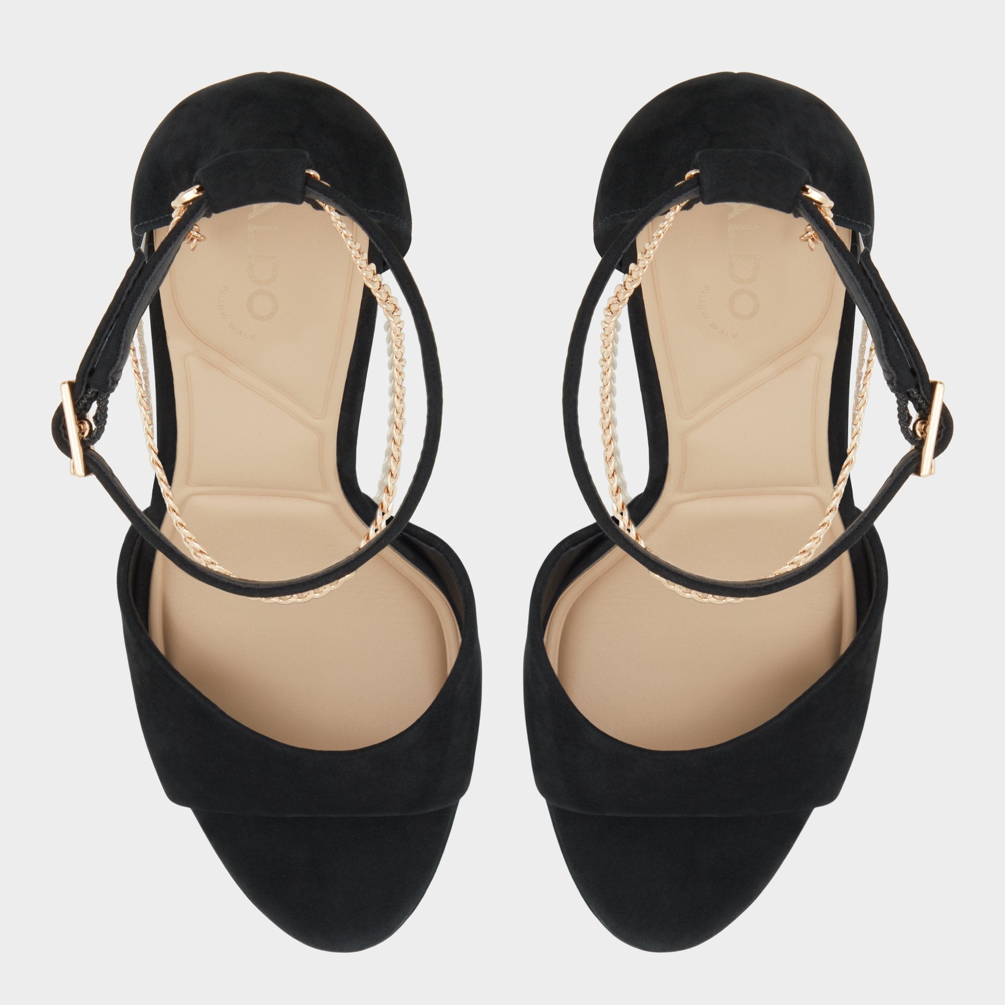Aldo | Afumeth Black Overflow Women's Platform sandals - Strappy heeled sandal, Stiletto platform