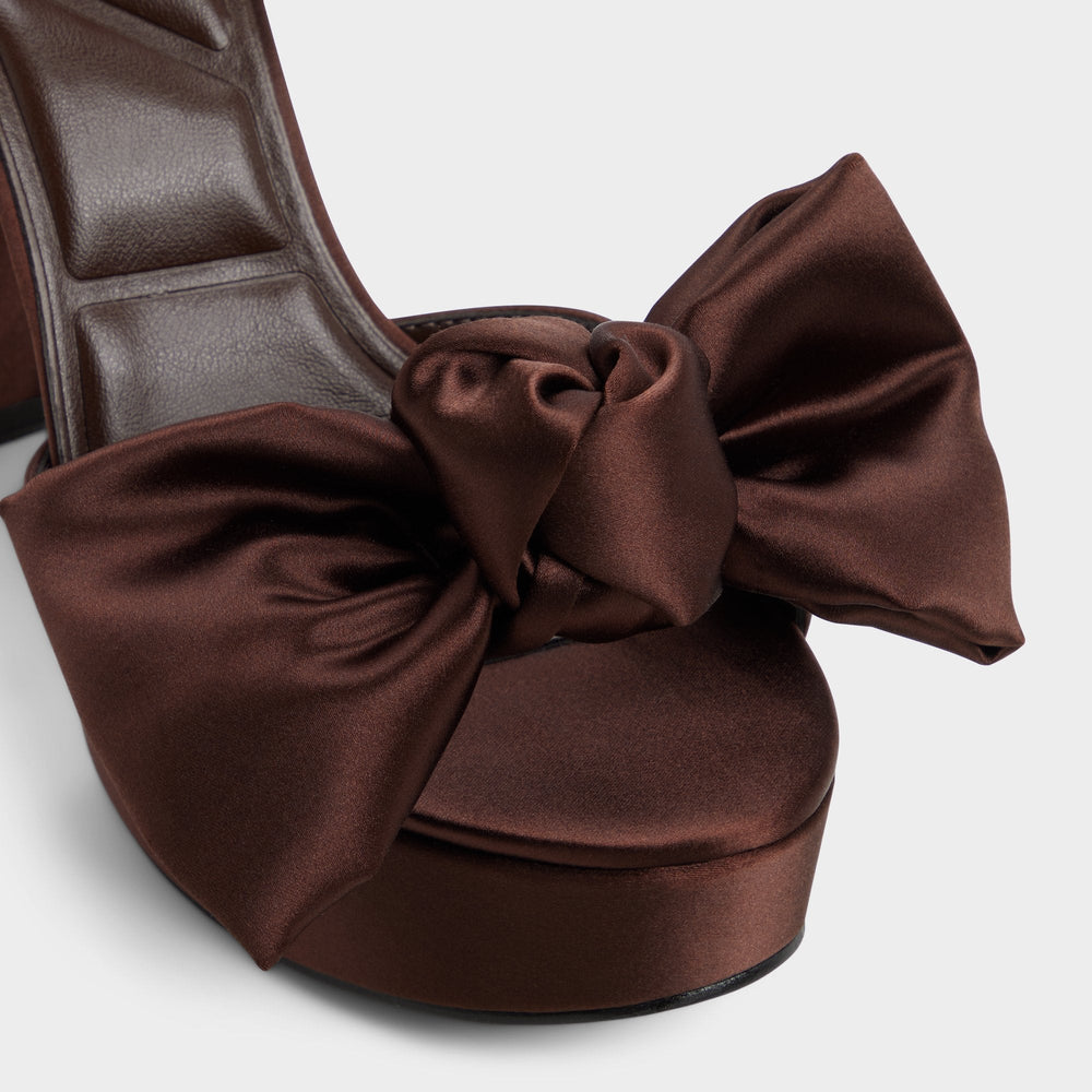 Aldo | Luscious in Dark Brown - Strappy heeled sandal, Platform
