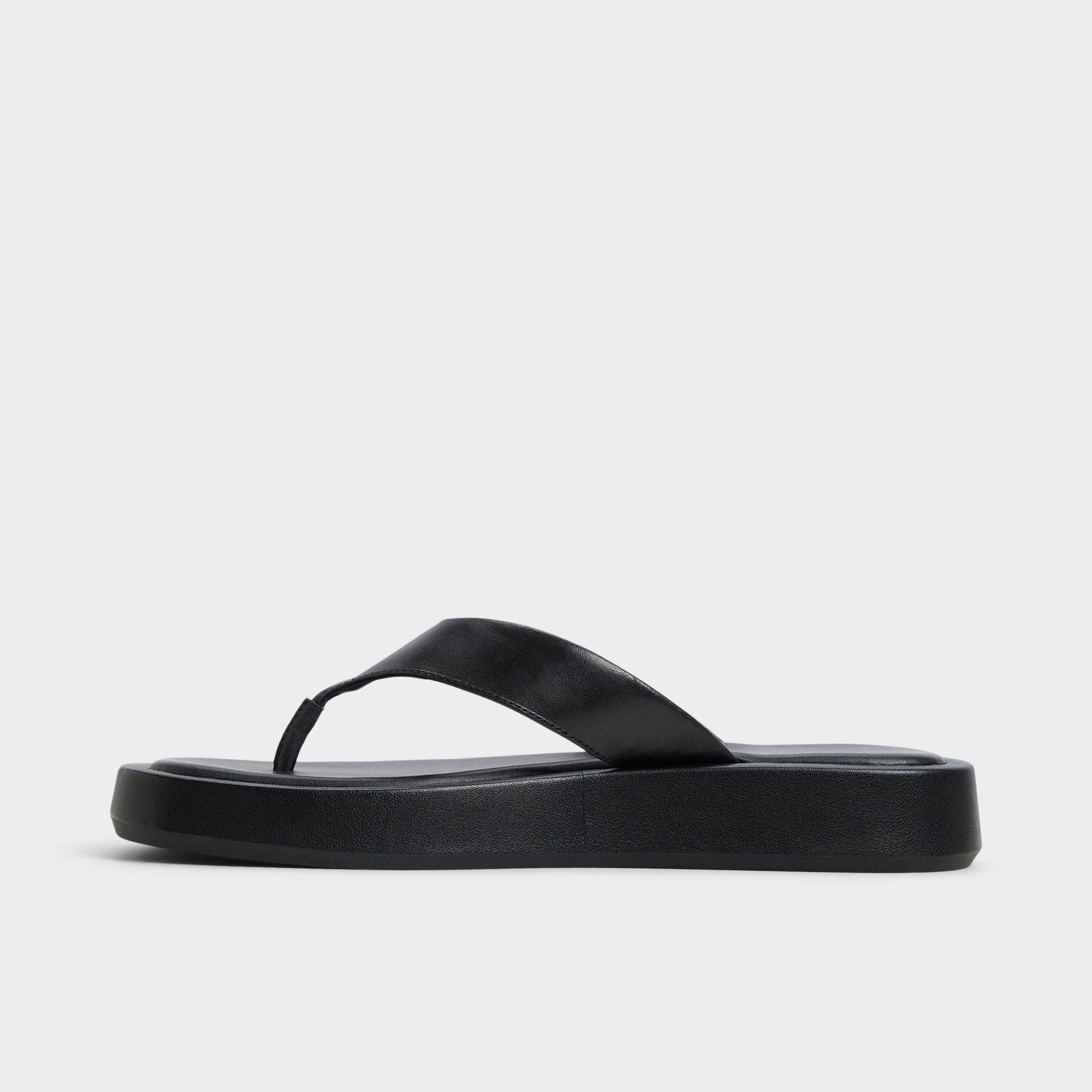 Aldo | Grettle Black Women's Flats - Flip flop, Flatform