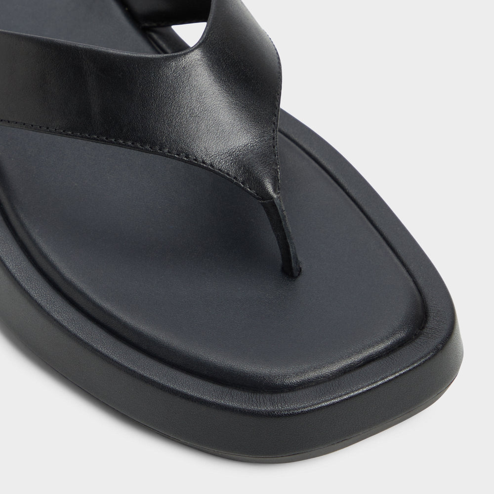 Aldo | Grettle Black Women's Flats - Flip flop, Flatform