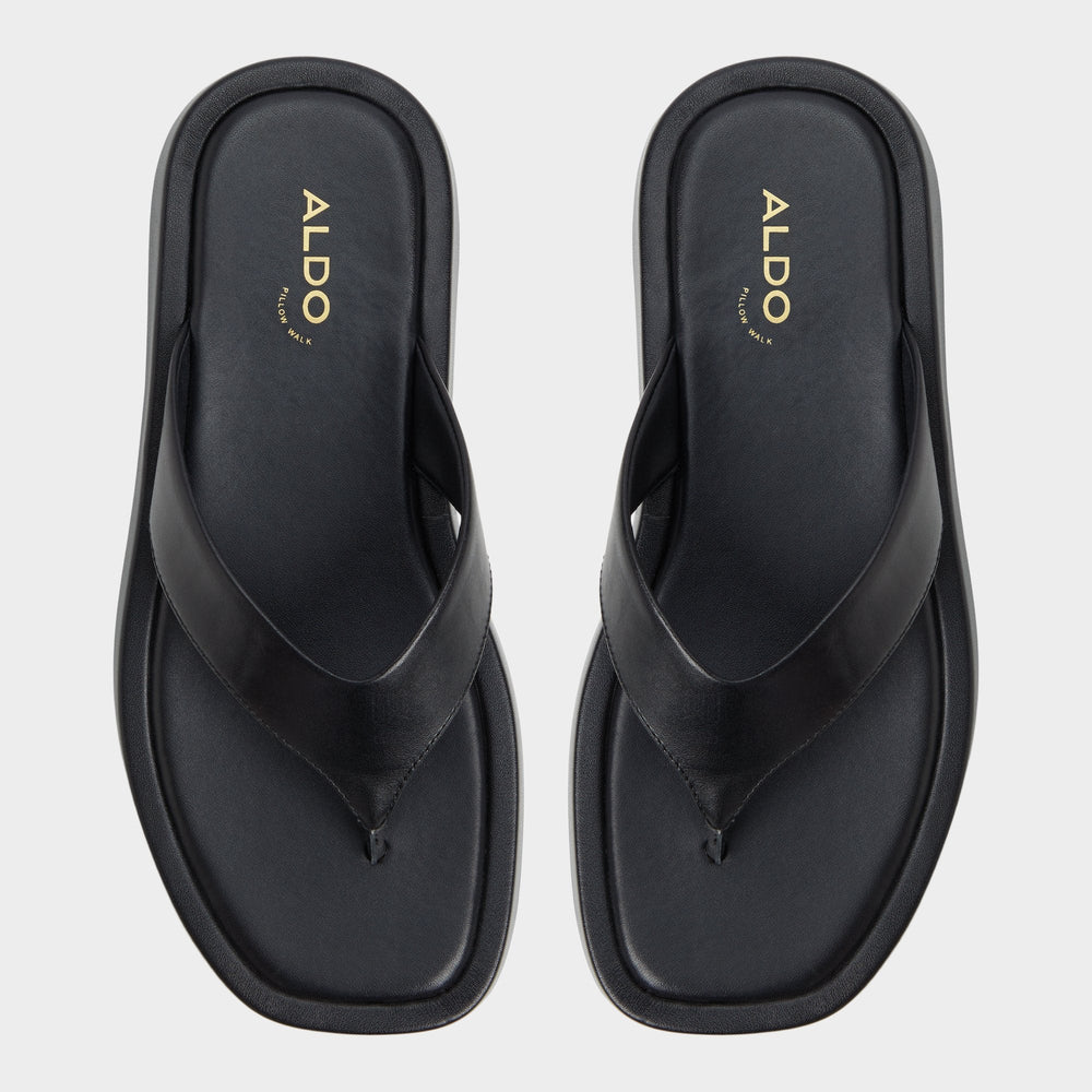 Aldo | Grettle Black Women's Flats - Flip flop, Flatform