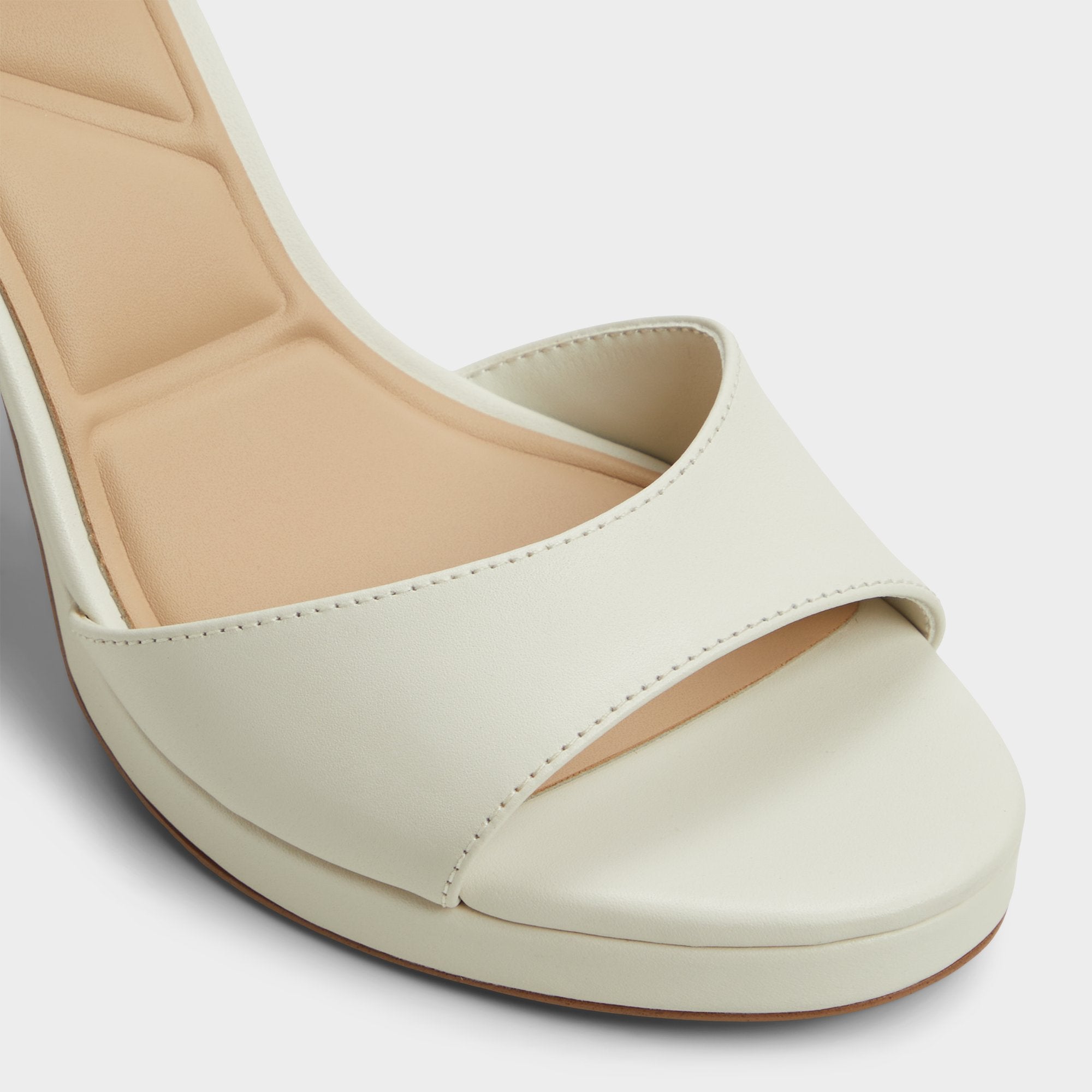 Aldo | Gracious White/Bone Women's Block heels - Strappy heeled sandal, Block heel