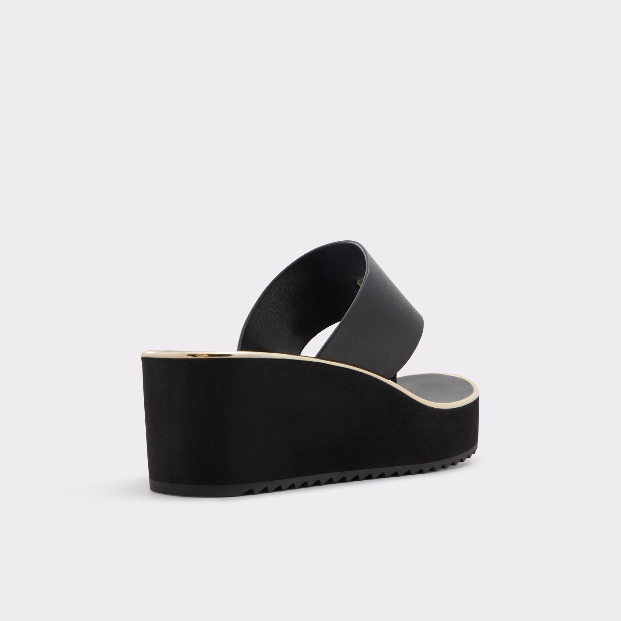 Aldo | Penelopy Black Women's Wedges - Wedge sandal, Wedge heel