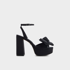 Aldo | Luscious in Black 14154112 - Strappy heeled sandal, Platform
