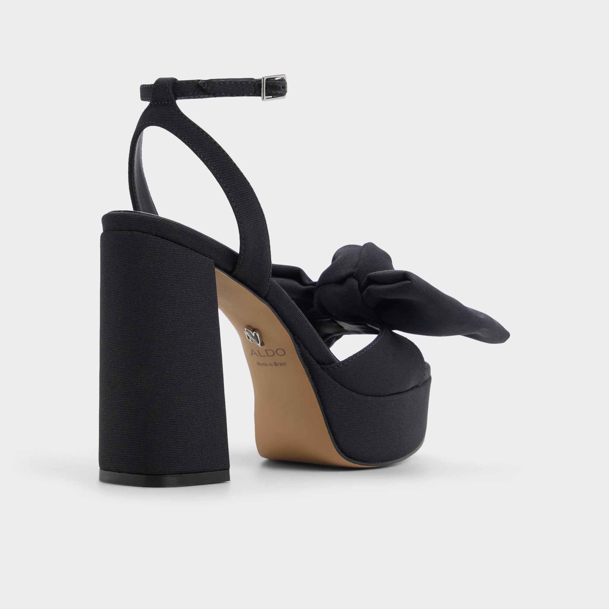 Aldo | Luscious in Black 14154112 - Strappy heeled sandal, Platform