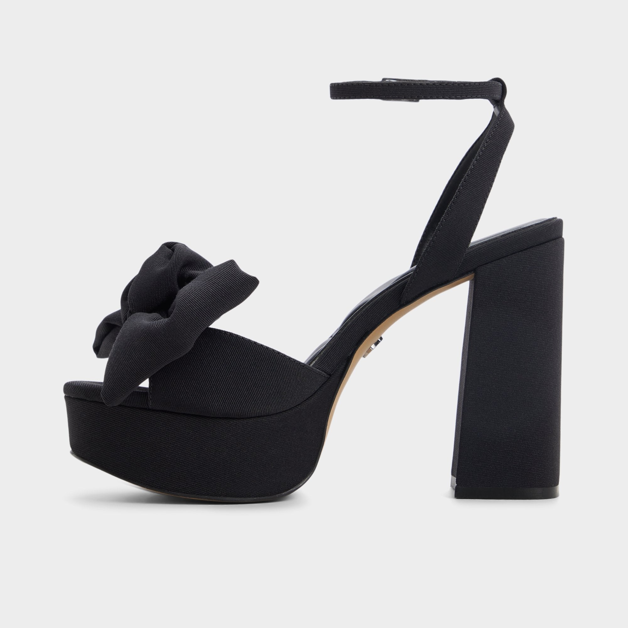 Aldo | Luscious in Black 14154112 - Strappy heeled sandal, Platform