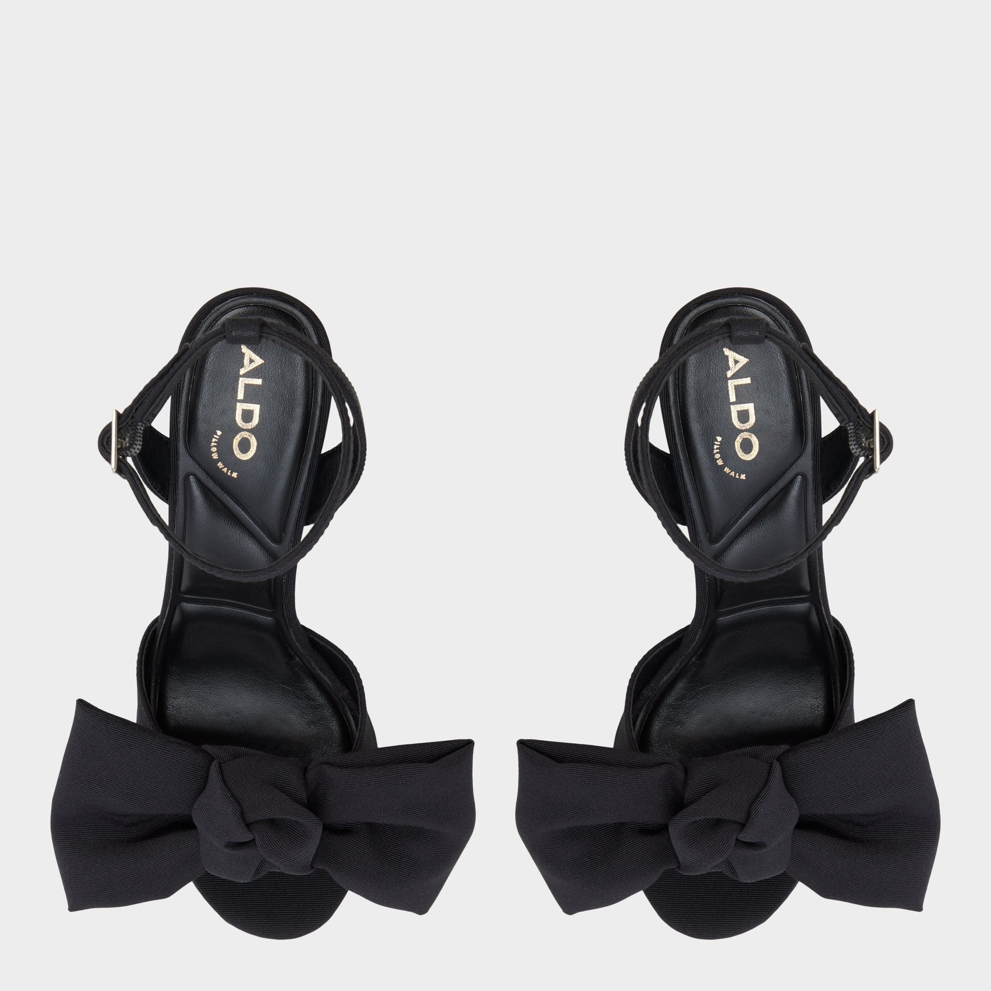 Aldo | Luscious in Black 14154112 - Strappy heeled sandal, Platform