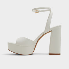 Aldo | Valoria White Women's Platform sandals - Strappy heeled sandal
