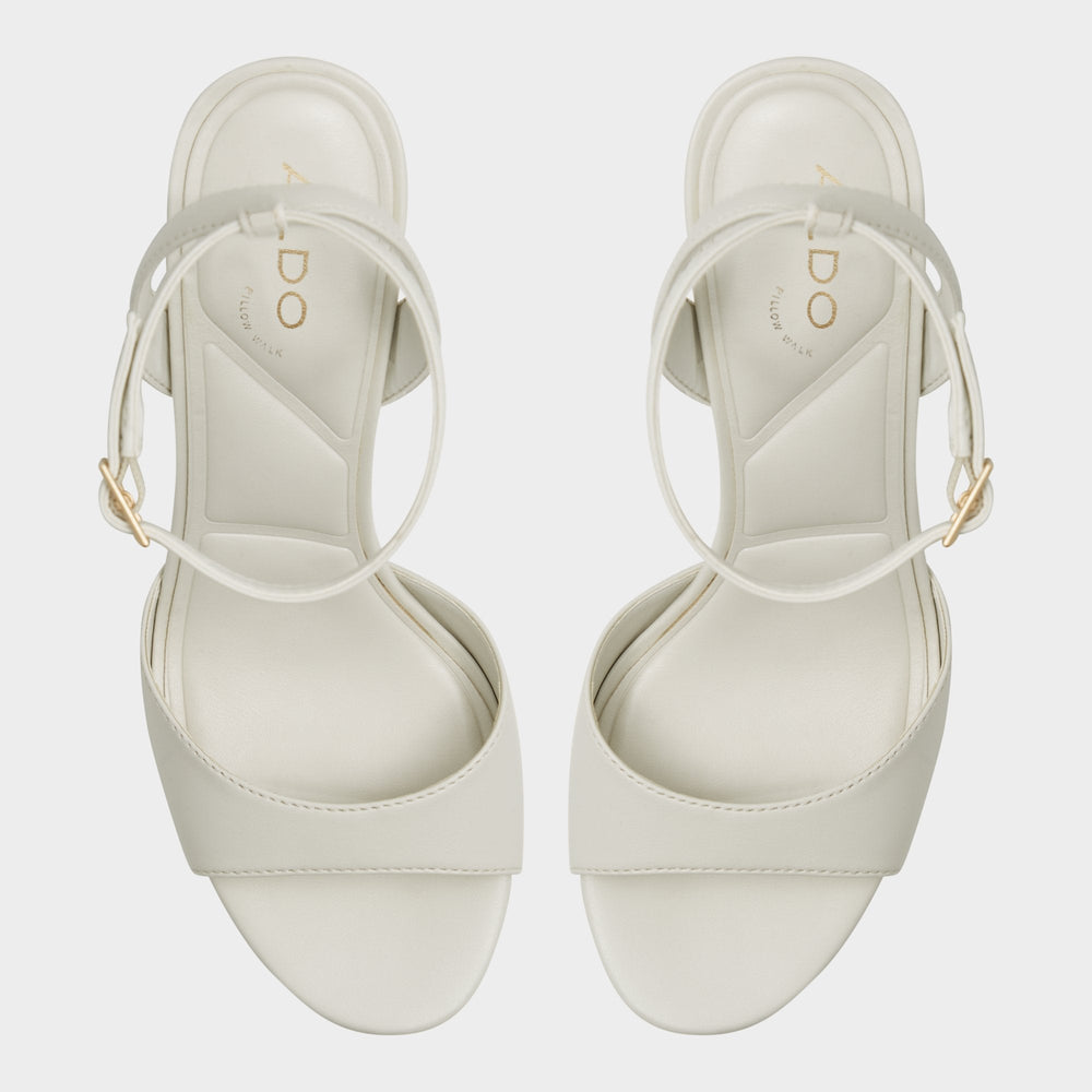 Aldo | Valoria White Women's Platform sandals - Strappy heeled sandal