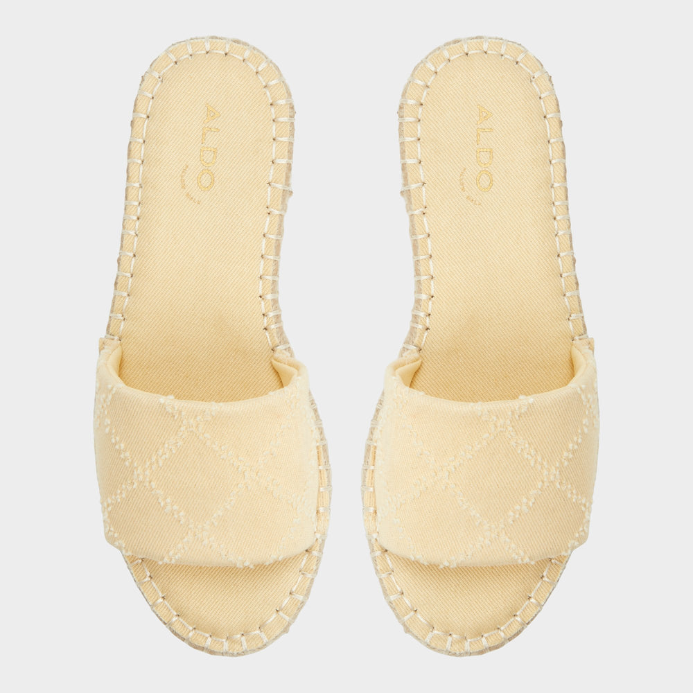 Aldo | Erireni Dark Yellow Women's Platform sandals - Slide sandal