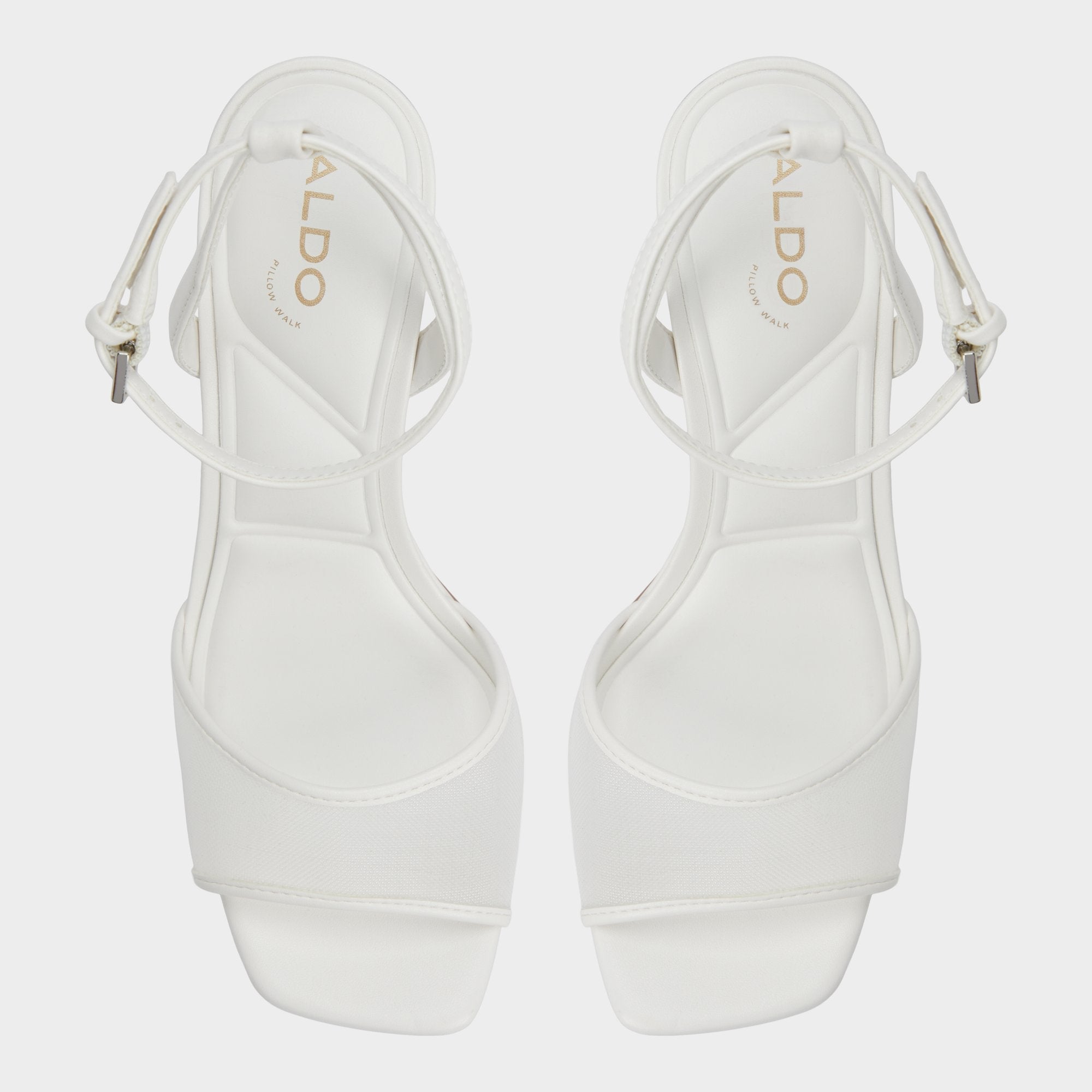 Aldo | Chicglimmer Other White Women's Platform sandals - Strappy heeled sandal, Block heel