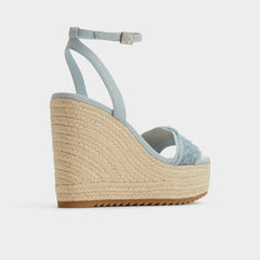 Aldo | Aberitram Denim Women's Platform sandals - Wedge sandal