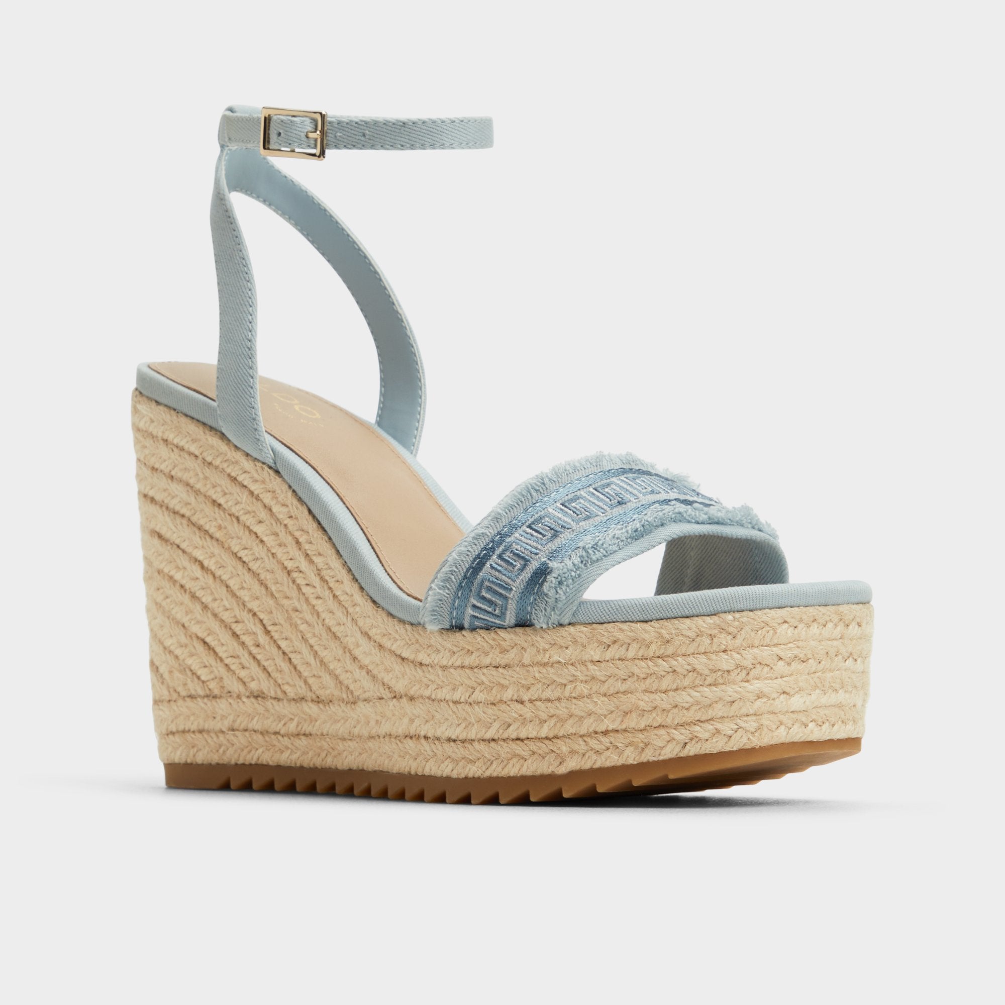 Aldo | Aberitram Denim Women's Platform sandals - Wedge sandal