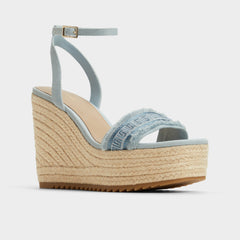 Aldo | Aberitram Denim Women's Platform sandals - Wedge sandal