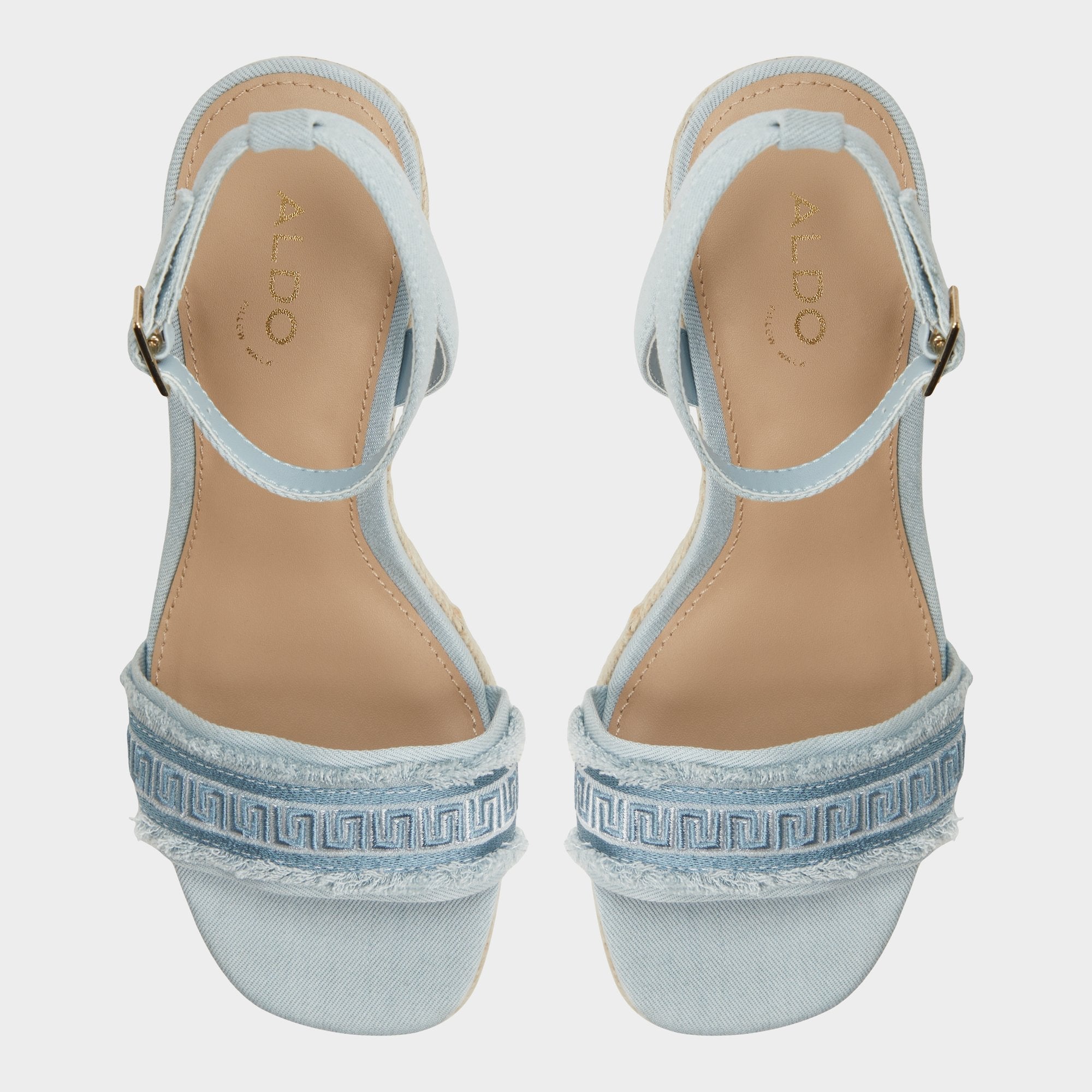 Aldo | Aberitram Denim Women's Platform sandals - Wedge sandal