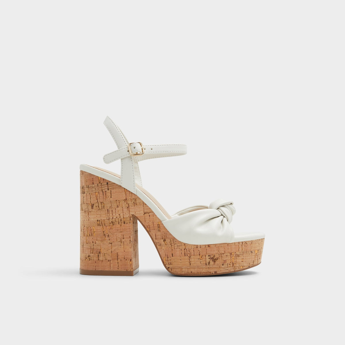 Aldo | Ulialdan White/Bone Women's Platform sandals - Strappy heeled sandal, Platform