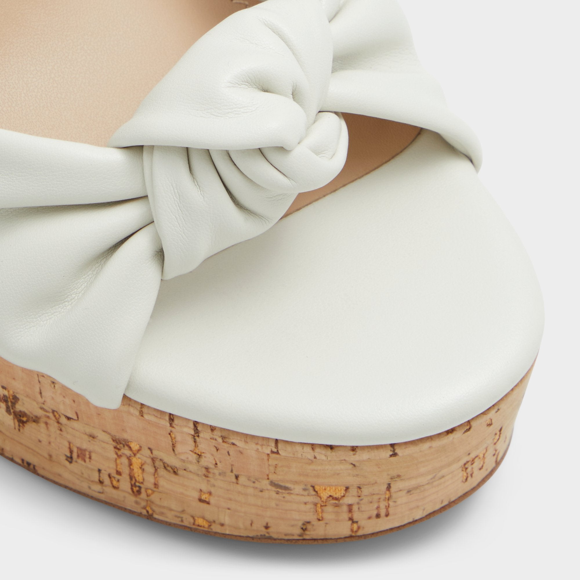Aldo | Ulialdan White/Bone Women's Platform sandals - Strappy heeled sandal, Platform