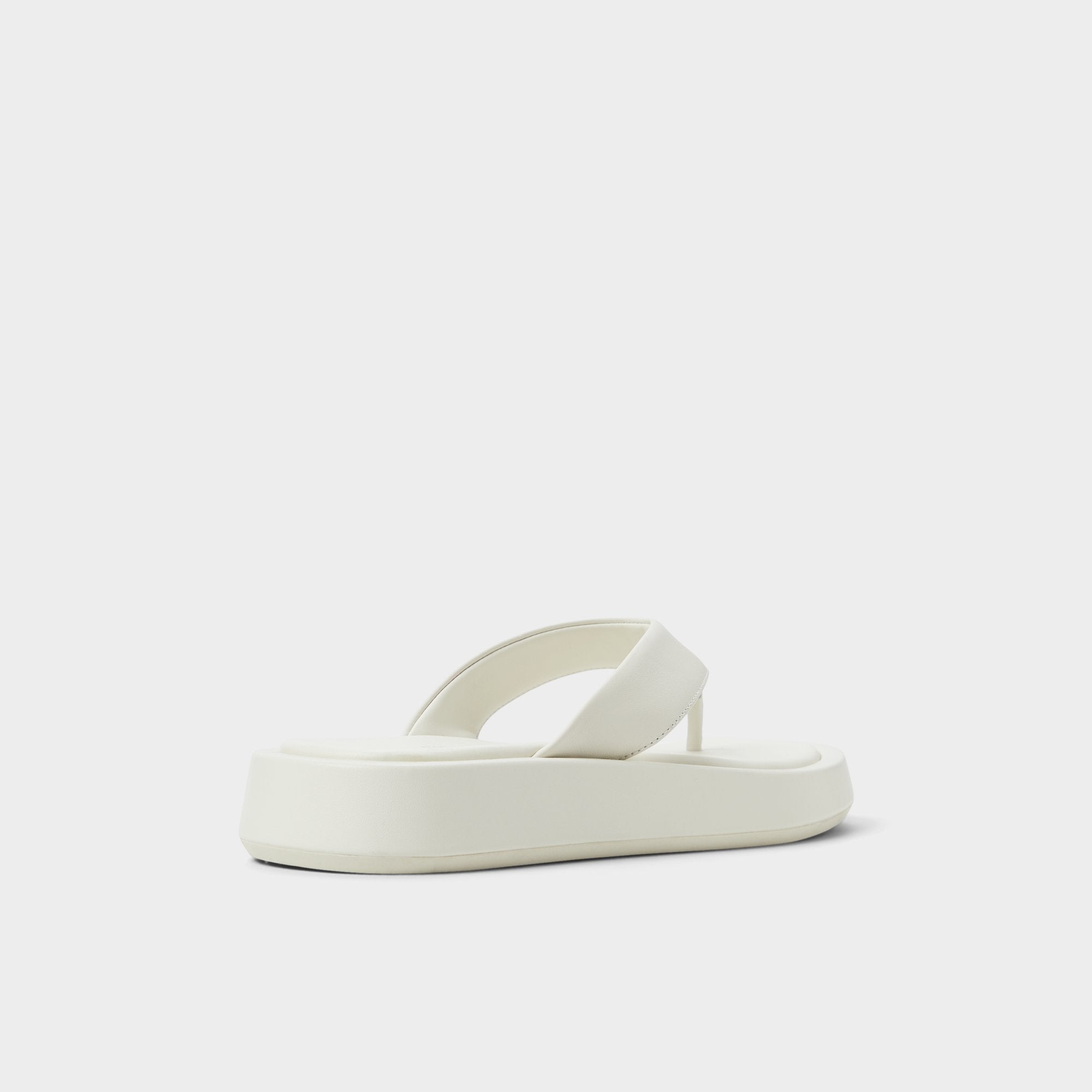 Aldo | Grettle White/Bone Women's Flats - Flip flop, Flatform