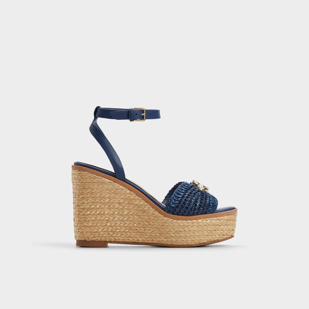 Aldo | Ybylin Navy Women's Platform sandals - Wedge sandal