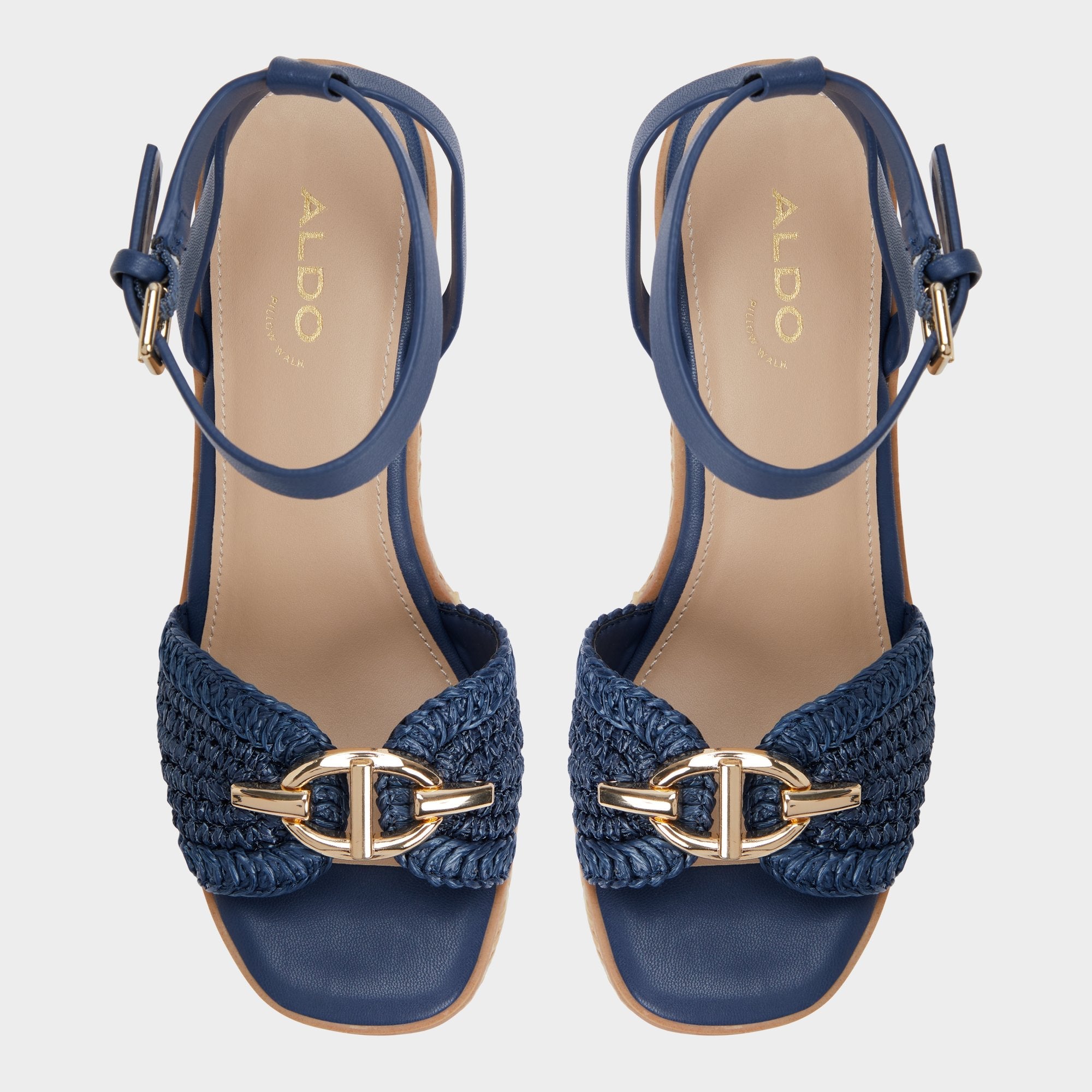 Aldo | Ybylin Navy Women's Platform sandals - Wedge sandal